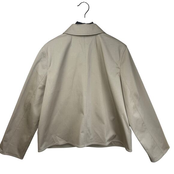 New THEORY Cotton Boxy Patch Jacket XL - Picture 12 of 16